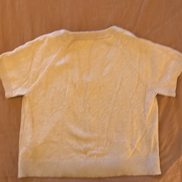 Madewell button up short sleeved cardigan top - Picture 3 of 4